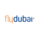 A logo for Fly Dubai