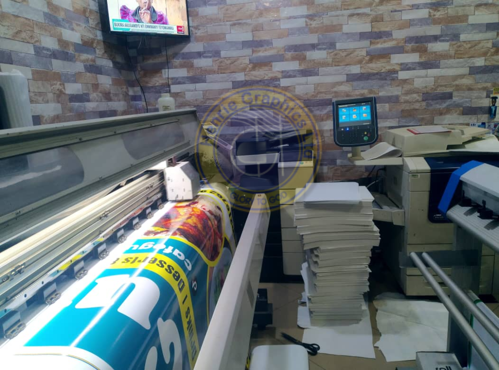 Printers printing artworks at Henrie Graphic Limited